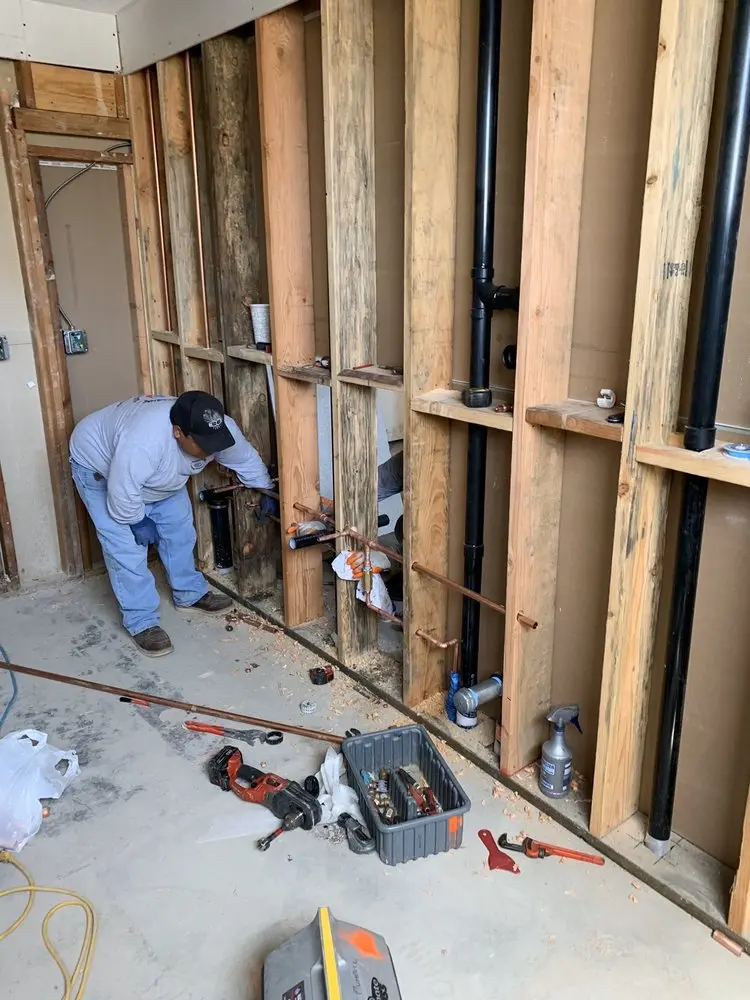 Commercial rough-in plumbing for Gas Line Repair in Dinuba